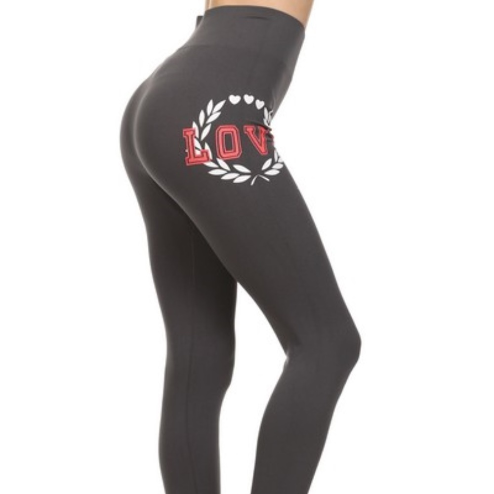 "Love" Print Leggings